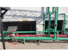 Flowmeter Monitoring Water Flow from Pump House to Building Overhead Tanks